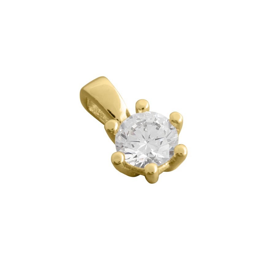 212368-7152-001 | Anhänger Waldfeucht 212368 750 Gelbgold<br> Brillant 0,500 ct H-SI ∅ 5.2mm<br>100% Made in Germany  